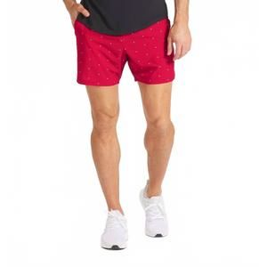 NEW UNRL men's stride hybrid short in sport red x-out